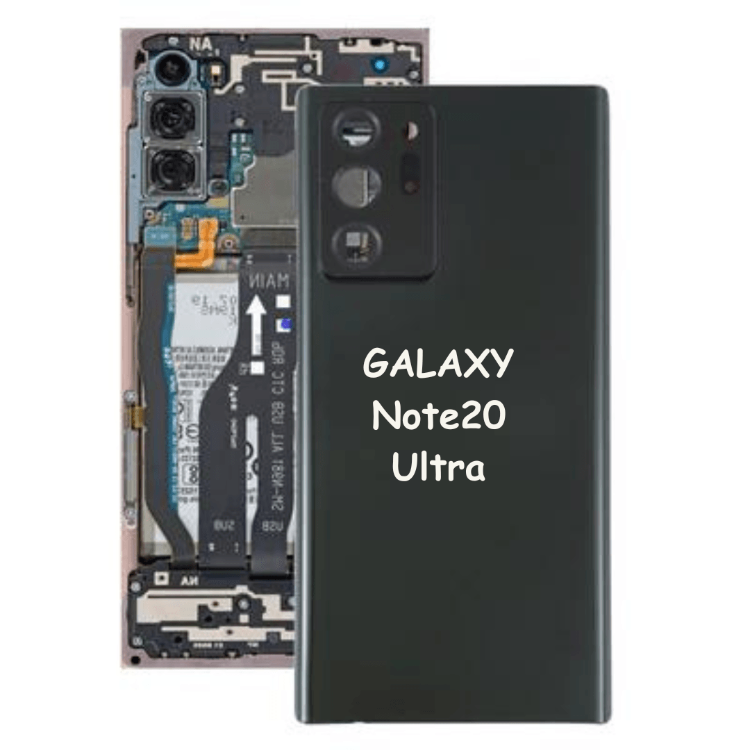 High Quality Back Glass Cover Door + Camera Lens For Samsung Galaxy Note 20 Ultra 5G N986 (Mystic Black) - Best Cell Phone Parts Distributor in Canada, Parts Source High Quality Back Glass Cover Door + Camera Lens For Samsung Galaxy Note 20 Ultra 5G N986 (Mystic Black) - Best Cell Phone Parts Distributor in Canada, Parts Source